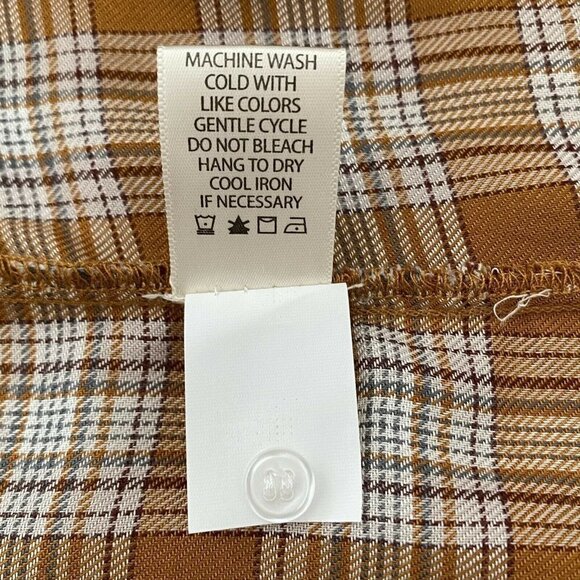 Max Studio S L/S Puff Ruffled Button Front Blouse - Picture 8 of 8